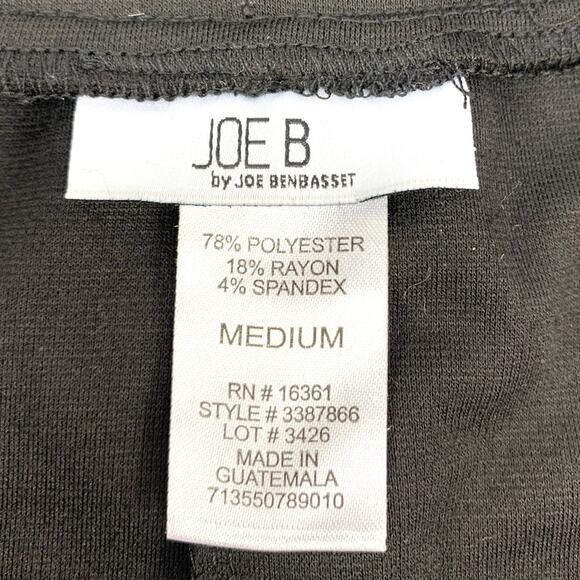 Black A-line Mini Skirt with Flower - Picture 7 of 8